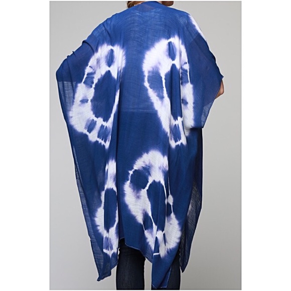 ❣️SALE Most Beautiful Tie Dye Kimono Cardi Coverup - Picture 4 of 5